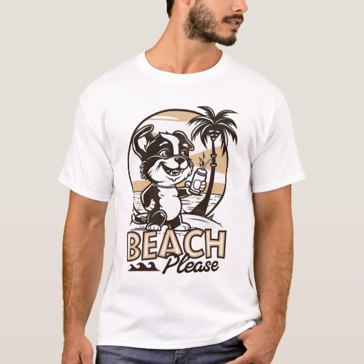 T-shirt Plage (Devant)