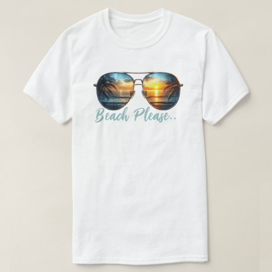T-shirt Plage (Design devant)