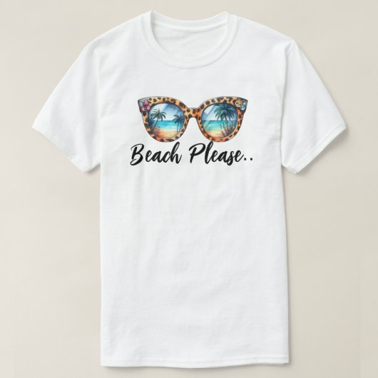 T-shirt Plage (Design devant)