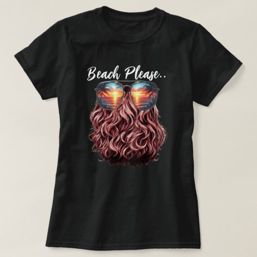 T-shirt Plage (Design devant)