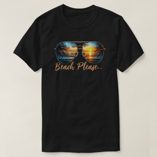T-shirt Plage (Design devant)