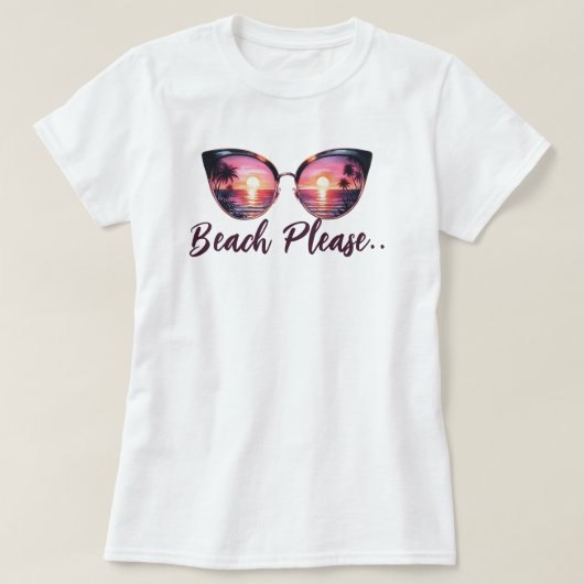 T-shirt Plage (Design devant)