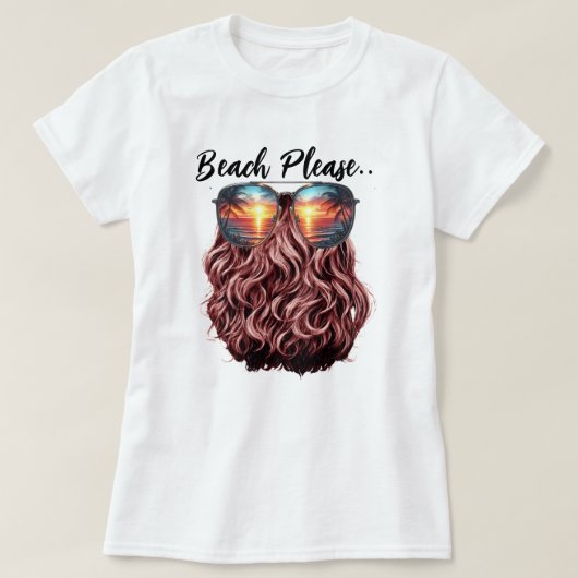 T-shirt Plage (Design devant)