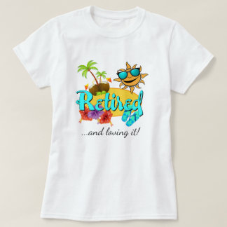 T-shirt Plage à la retraite