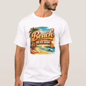 T-SHIRT PLAGE À L'ESPRIT (Devant)