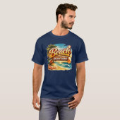 T-SHIRT PLAGE À L'ESPRIT (Devant entier)