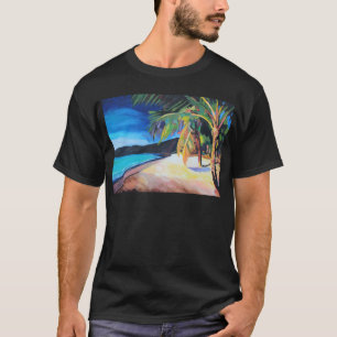 T-shirt Plage aux Îles Vierges américaines de St Thomas de