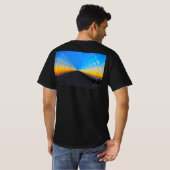 T-shirt Plage aux rayons de soleil (Dos entier)