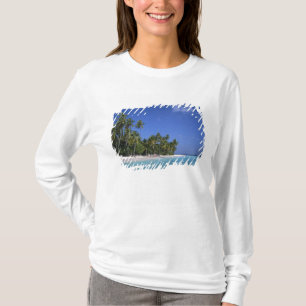 T-shirt Plage avec palmiers, Maldives