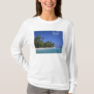 T-shirt Plage avec palmiers, Maldives