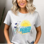 T-shirt Plage Babe Rétro Vacances d'été