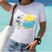 T-shirt Plage Babe Rétro Vacances d'été