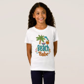 T-Shirt Plage Bébé Palms Dolphins Watermelon (Devant entier)