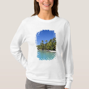 T-shirt Plage bordée de palmiers Îles Cook 2