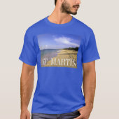 T-shirt Plage de Baie Longue, St. Martin (Devant)