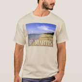 T-shirt Plage de Baie Longue, St. Martin (Devant)