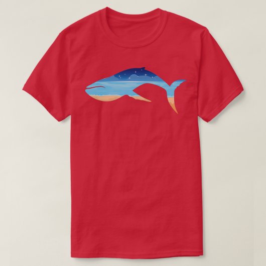 T-shirt Plage De Baleine (Design devant)