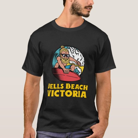 T-shirt plage de Bells Victoria (Devant)