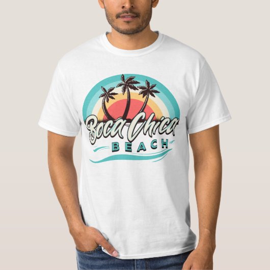 T-shirt Plage de Boca Chica (Devant)