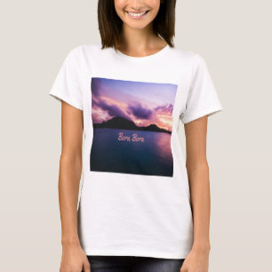 T-shirt Plage de Bora Bora Suset Island