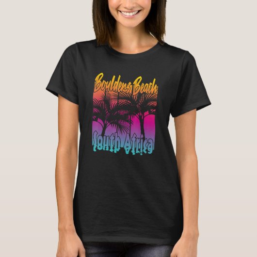 T-shirt Plage de Boulders (Devant)