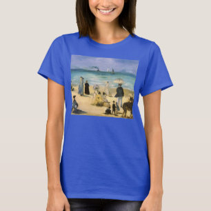 T-shirt Plage de Boulogne par Edouard Manet, Art ancien