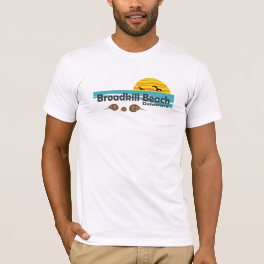 T-shirt Plage de Broadkill (Devant)