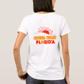 T-shirt Plage de cacao, la Floride (Dos)