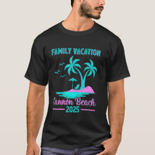 T-shirt Plage de Cannon Oregon Vacances en Famille 2025 Pa