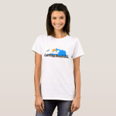 T-shirt Plage de Carolina. (Devant entier)