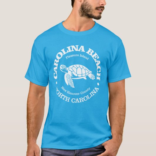 T-shirt Plage de Carolina (tortue de mer) (Devant)