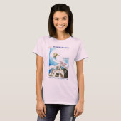 T-shirt plage de chien d'oceanside (Devant entier)