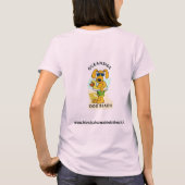 T-shirt plage de chien d'oceanside (Dos)