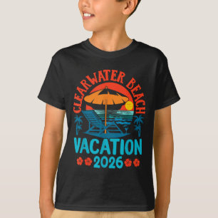 T-shirt Plage de Clearwater Floride 2026 Vacances familial