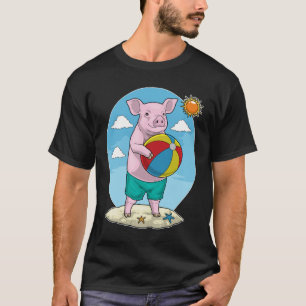 T-shirt Plage de cochon water-polo Été