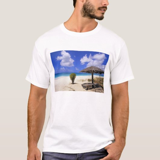 T-shirt Plage de Coco Point, Barbuda, Antigua (Devant)