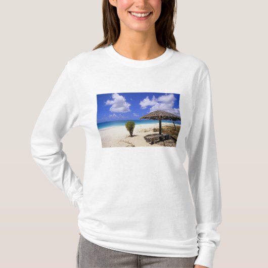 T-shirt Plage de Coco Point, Barbuda, Antigua (Devant)