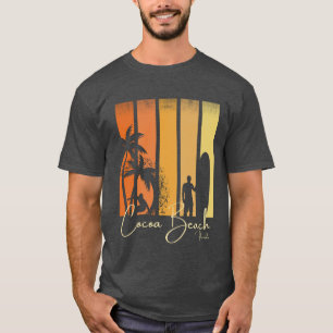T-shirt Plage de Cocoa Beach Floride Surf