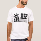T-shirt Plage de Cocoa Floride (Devant)