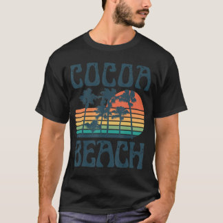 T-shirt Plage de Cocoa Floride Vacances d'été Vintage