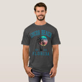 T-shirt Plage de Cocoa Plage Floride Plage Retro Coucher d (Devant entier)