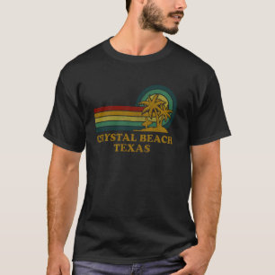 T-shirt Plage de cristal Texas Vacances d'été en famille P