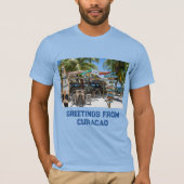 T-shirt Plage de Curaçao (Devant)
