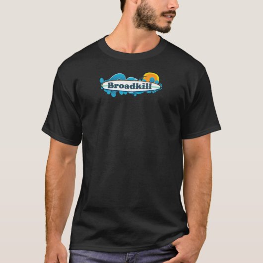 T-shirt Plage De de Broadkill (Devant)