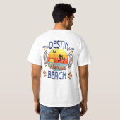 T-shirt Plage de Destin, Floride (Dos entier)
