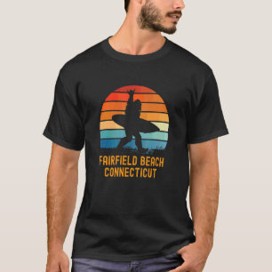 T-shirt Plage de Fairfield Connecticut Souvenir Sasquatch