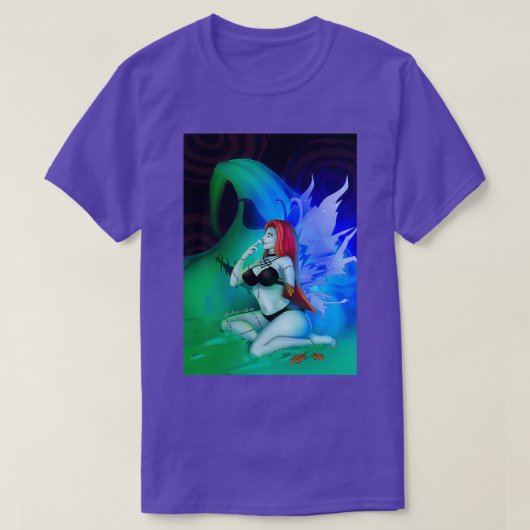 T-shirt Plage de fée de sébaste de Zombie (Design devant)