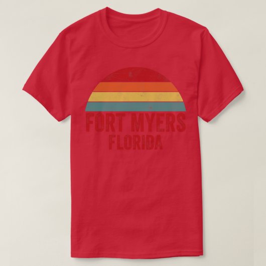 T-shirt Plage de Fort Florida (Design devant)