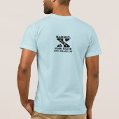 T-shirt Plage de Gilgo, Long Island NY, Etats-Unis (Dos)