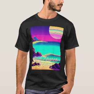 T-shirt Plage de Gulf Shores Alabama Parasdise Retro Vinta